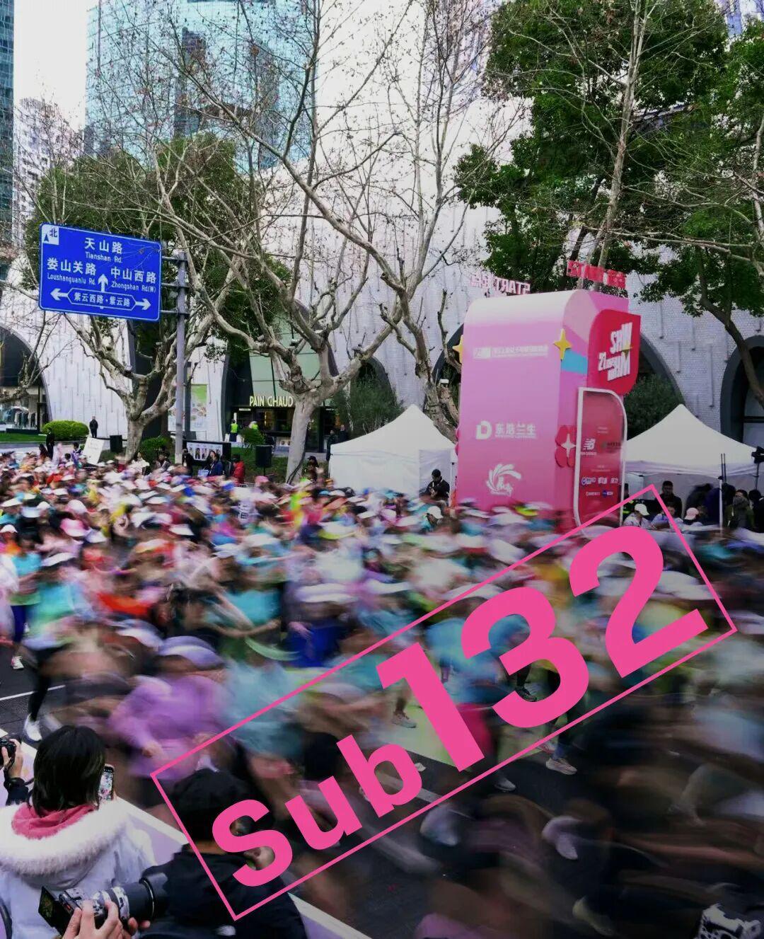 体育赛事-Sub132的八名女跑者，定义上海女子半马的她力量